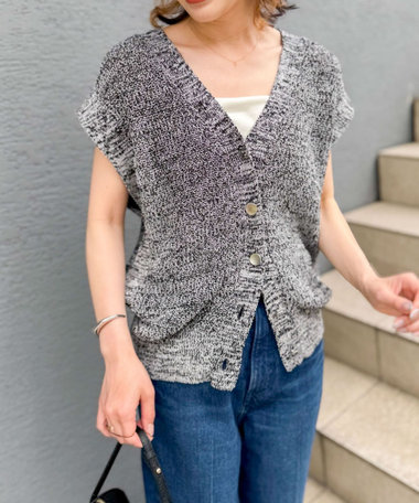NOLLEY'S 2nd NOLLEY'S ペーパーヤーン2WAYベスト セカンドノーリーズ 2nd NOLLEY'S 《アンサンブル対応》《手洗い