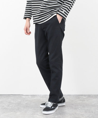 コットンカルゼ裏微起毛ストレッチスリムフィット 25AW