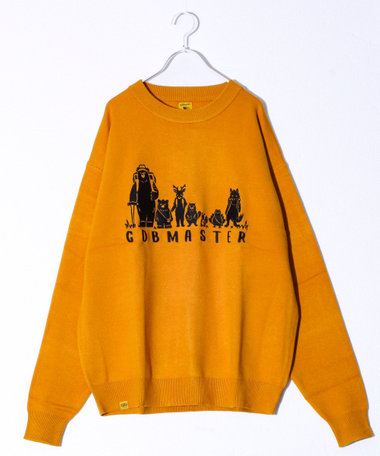 【COBMASTER/コブマスター】ファミリー刺繍ニットプルオーバー