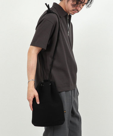 【BATONER/バトナー】LINEN COTTON CANVAS KNIT BAG BN-26SI-006