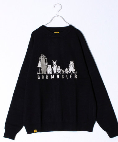 【COBMASTER/コブマスター】ファミリー刺繍ニットプルオーバー