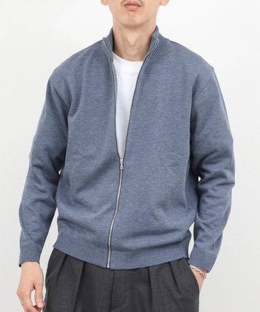 【ACTIVE SECT】《限定展開》デオドラント加工 スタンドジップカーディガン 25AW