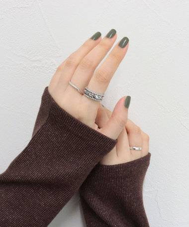 アンティーク柄セットリング