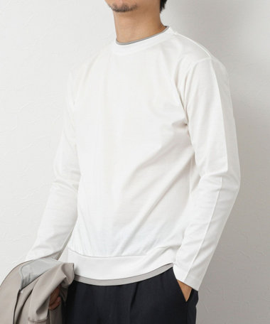 ハイゲージ スーピマコットン ダブルカラーTee 25AW