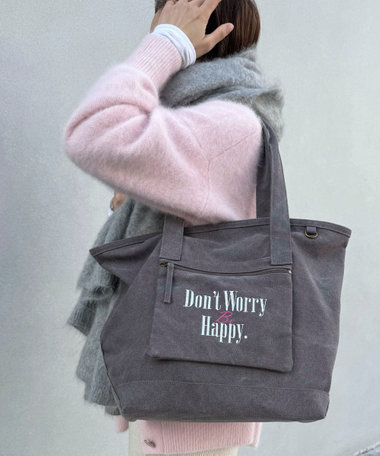 ［WEB限定 SPECIAL SALE！］キャンバスロゴ刺繍トートバッグ