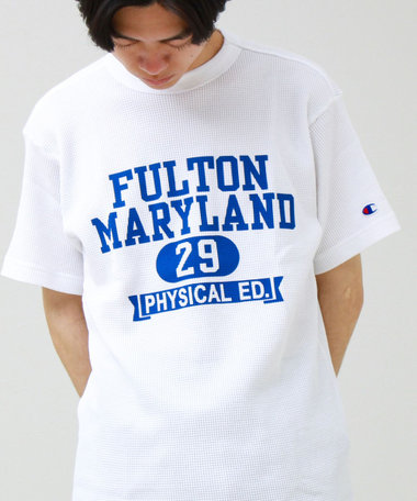 【Champion/チャンピオン】WAFFLE PRINT S/S