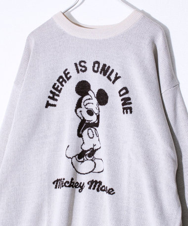 【MICKEY&JERRY】UNISEX ジャガードニット