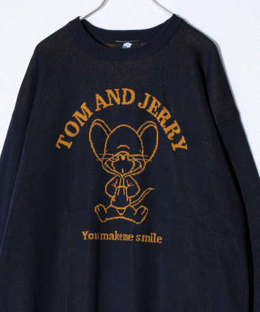 【MICKEY&JERRY】UNISEX ジャガードニット