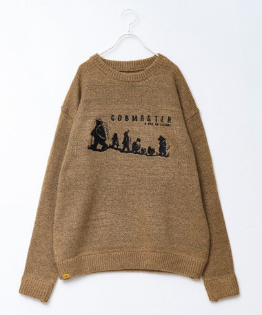 【COBMASTER/コブマスター】COBファミリー刺繍ニット
