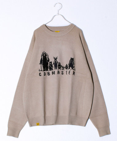 【COBMASTER/コブマスター】ファミリー刺繍ニットプルオーバー