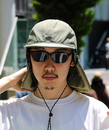 ［FREDY＆GLOSTER限定 TIME SALE！］【シェイド着脱で2WAY】NYLON SHADE CAP