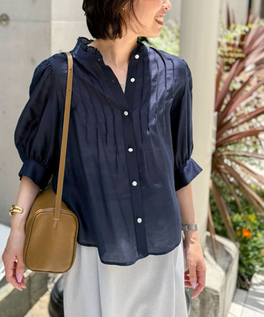最終お値下げ美品RM denim】ペプラムジレデニムブラウス　ノーリーズ お値下げ美品RM denim】ペプラムジレデニムブラウス ノーリーズ