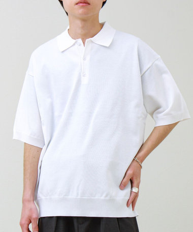 【ラクなのに上品】コットンタッチリラックスポロ