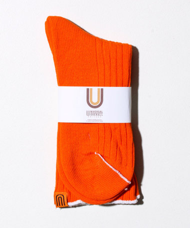 【UNIVERSAL OVERALL】クルーソックス Vソックス