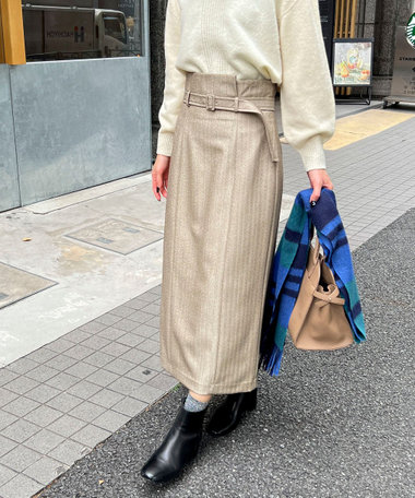 【未使用】NOLLEY'Sスカート風 大人オールインワン ベージュ 定価1.8万 すべてのスカート｜スカート｜アウトレット｜NOLLEY'S MALL