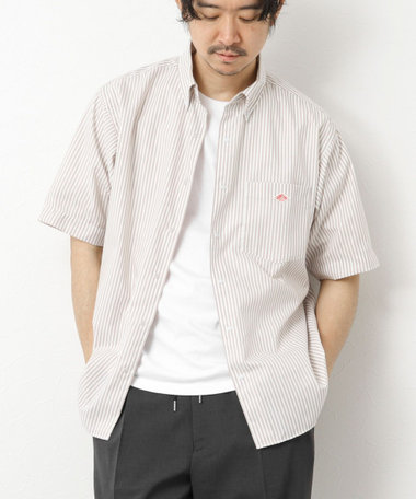 【DANTON/ダントン】DOT BUTTON B.D. SHIRT SS 25SS