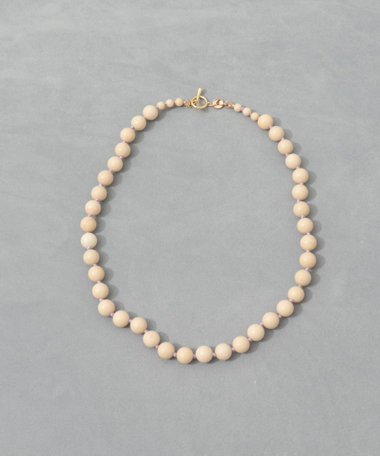 【grâce grace/グラスグラス】カラーヤーンノット天然石ネックレス