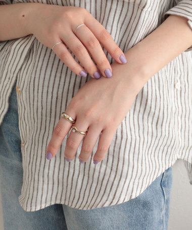 アンティーク調デザインセットリング