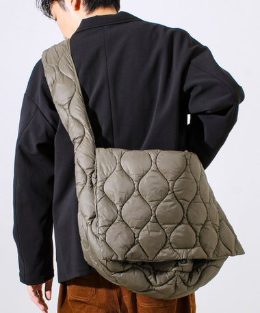 【TAION/タイオン】ミリタリー メッセンジャー ダウンバッグL