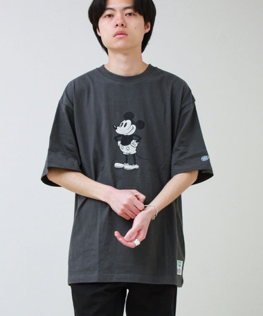 【DISCUS】Disney ミッキープリントTシャツ