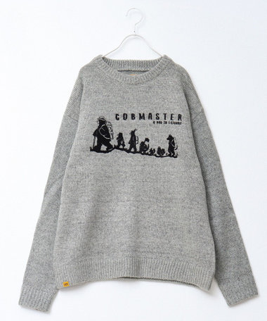 【COBMASTER/コブマスター】COBファミリー刺繍ニット