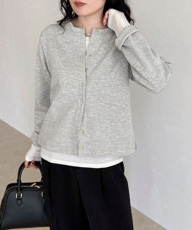 【新品タグ付き】フリンジ付き刺繍オフホワイトトップス　メドモアゼル シルク100％ カップ付き タンクトップ 日本製 ゆるラク【ふわ肌