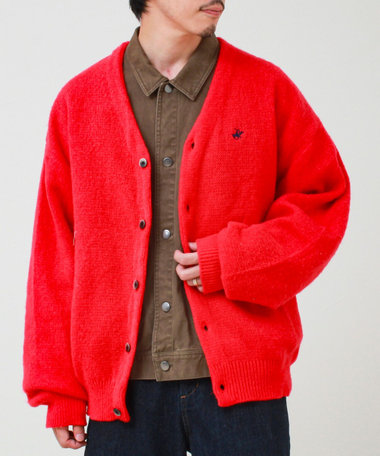 ［FREDY＆GLOSTER限定 TIME SALE！］【実績品番/UNISEX】【BHPC】モヘヤタッチニットカーディガン