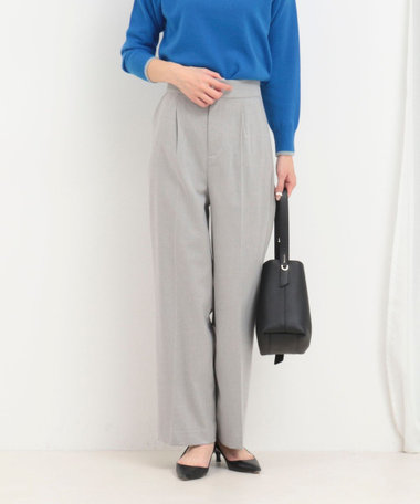 ワンタックセミワイドパンツ