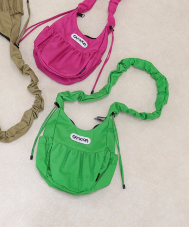 【OUTDOOR PRODUCTS】 エッグフォルムギャザーハンドルバッグ
