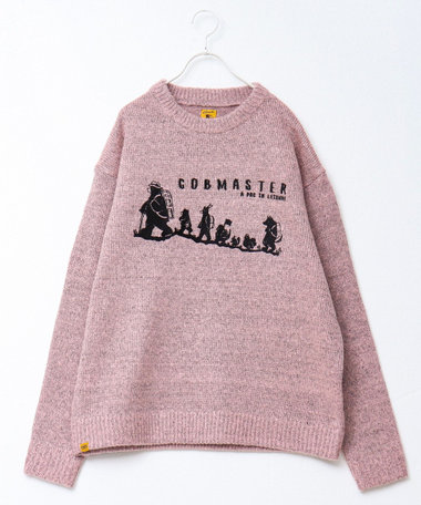 【COBMASTER/コブマスター】COBファミリー刺繍ニット