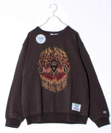 【DISCUS×Disney Villains】UNISEX ヴィンテージ風 裏毛スウェット