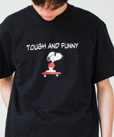 PEANUTS×BEEFY-T クルーネックTシャツ