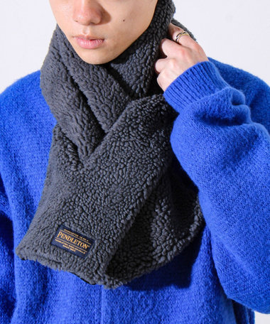 【PENDLETON】別注 HARDING 差し込みボアマフラー