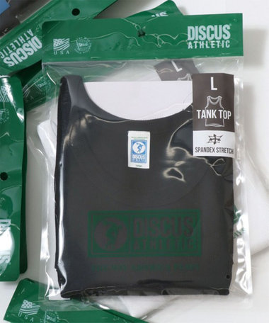 【DISCUS ATHLETIC/ディスカス アスレチック】リブ タンクトップ パック入り