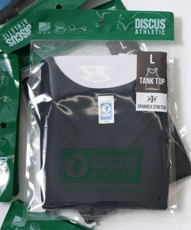 【DISCUS ATHLETIC/ディスカス アスレチック】リブ タンクトップ パック入り