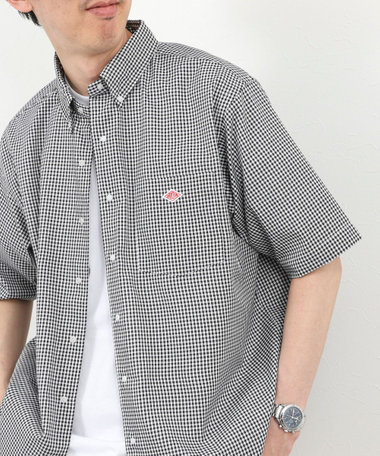 【DANTON/ダントン】DOT BUTTON B.D. SHIRT SS 26SS（DT-B0337 POD）