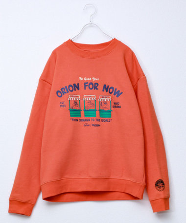 【ORION × Duckster】オリオンビールコラボ 裏起毛クルーネックスウェット