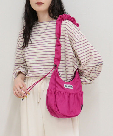 【OUTDOOR PRODUCTS】 エッグフォルムギャザーハンドルバッグ