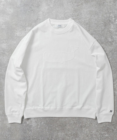 度詰め引き揃え天竺 クラフトクジラ ロンT 25AW