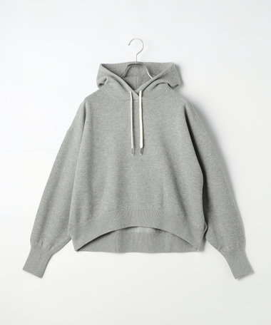 スウェットライクショートパーカー