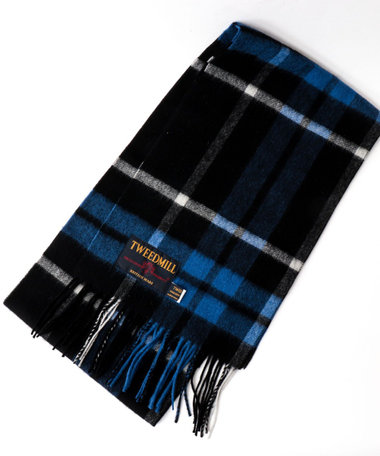 【TWEEDMILL/ツイードミル】Lambswool Muffler Check 25