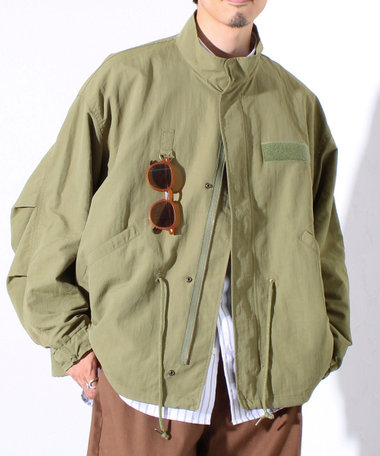 ［WEB限定 SPECIAL PRICE！］【GLOSTER/グロスター】ミリタリーテイスト ショート丈モッズブルゾン 裏メッシュ