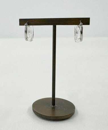 クリアメタルコンビリングピアス