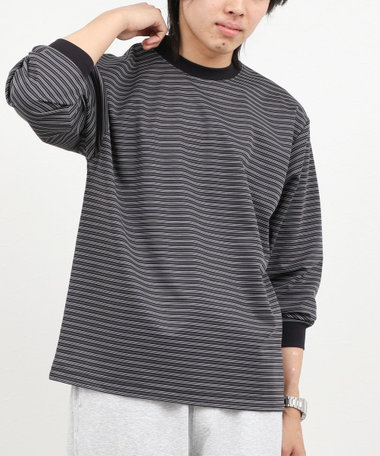 超長綿シルケットボーダーTシャツL/S 26AW
