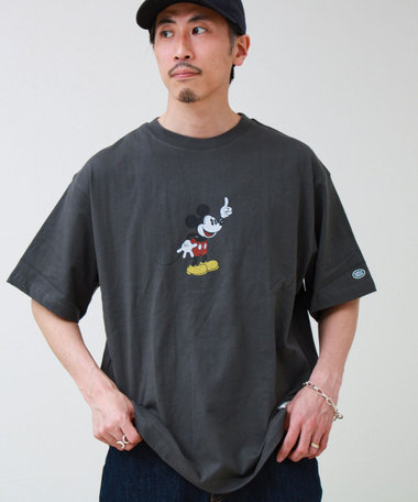【DISCUS】Disney ミッキープリントTシャツ