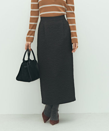 《セットアップ対応》ウォッシャブルフクレジャガードタイトスカート