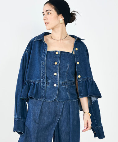 qp　ノーリーズデニムジャケットリエミラー すべてのジャケット/アウター｜ジャケット/アウター｜Rie Miller/RM