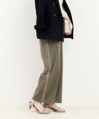 CICA配合サークルストレッチテーパードパンツ