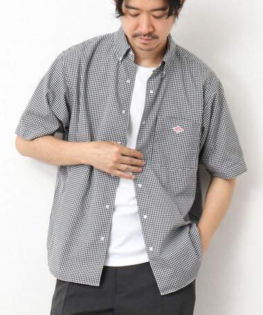 【DANTON/ダントン】DOT BUTTON B.D. SHIRT SS 25SS