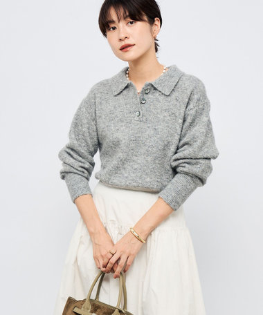 モヘヤポロ衿プルオーバー